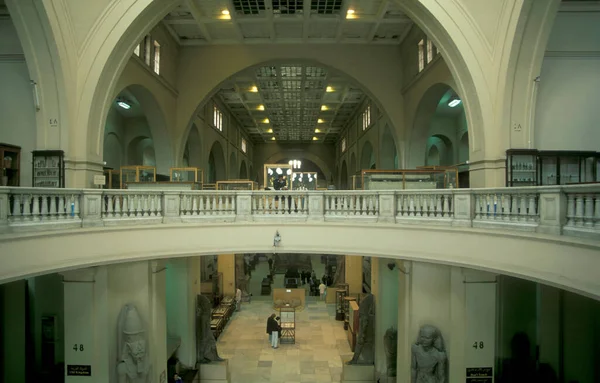 Näkymä Vanhaan Egyptiläiseen Museoon Kairon Vanhassa Kaupungissa Egyptin Pääkaupungissa Pohjois — kuvapankkivalokuva