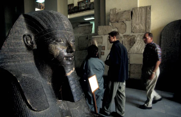 Вид Древнеегипетский Музей Старом Городе Каире Столице Египта Северной Африке — стоковое фото
