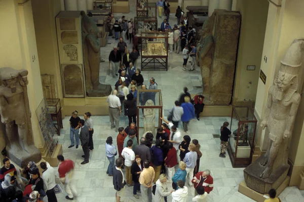 Une Vue Sur Musée Égyptien Ancien Dans Vieille Ville Caire — Photo