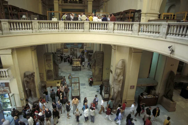 Une Vue Sur Musée Égyptien Ancien Dans Vieille Ville Caire — Photo