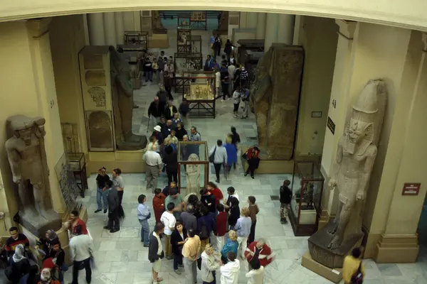 Pohled Starého Egyptského Muzea Starém Městě Káhira Hlavního Města Egypta — Stock fotografie