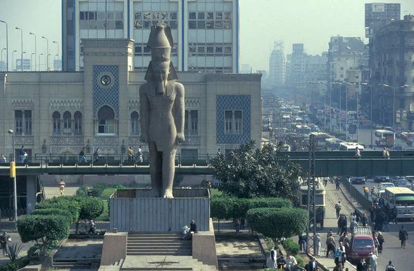 Ramses Statue Ramses Square Train Station City Cairo Capital Egypt — Stock Photo, Image