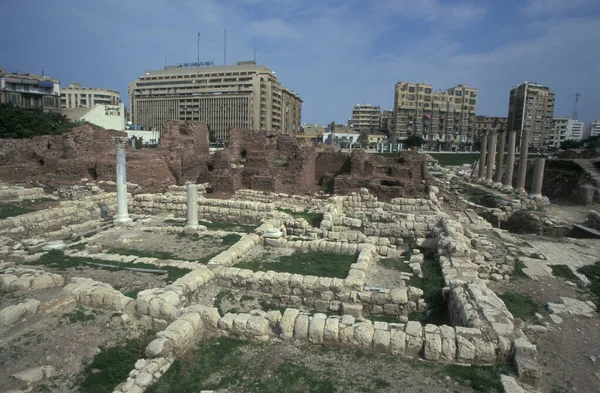 北アフリカのエジプトの地中海にあるアレクサンドリアのシティセンターにあるポンペイ柱柱柱公園の考古学的遺跡 エジプト アレクサンドリア 2000年3月 — ストック写真