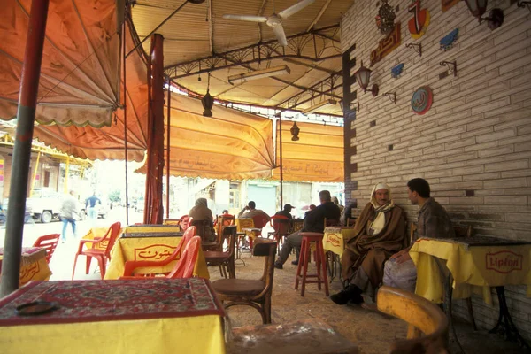 Café Tradicional Principal Bazar Mercado Cidade Cairo Egito Norte África — Fotografia de Stock