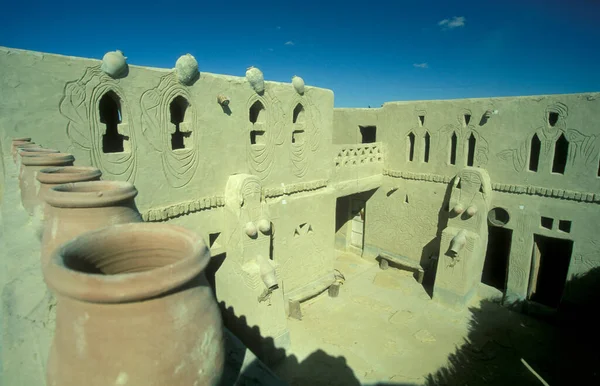 Museo Badrs Ciudad Oasis Farafra Desierto Libio Occidental Egipto Norte —  Fotos de Stock