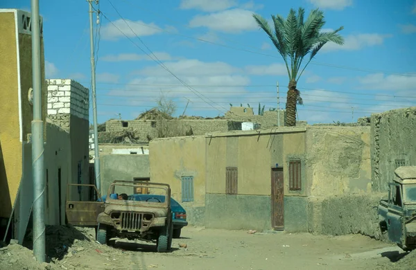 Cidade Oásis Farafra Deserto Líbio Deserto Egito Norte África Egito — Fotografia de Stock