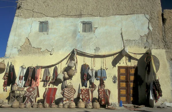 Ένας Εμπορικός Δρόμος Στην Αγορά Του Παλιού Χωριού Siwa Στην — Φωτογραφία Αρχείου