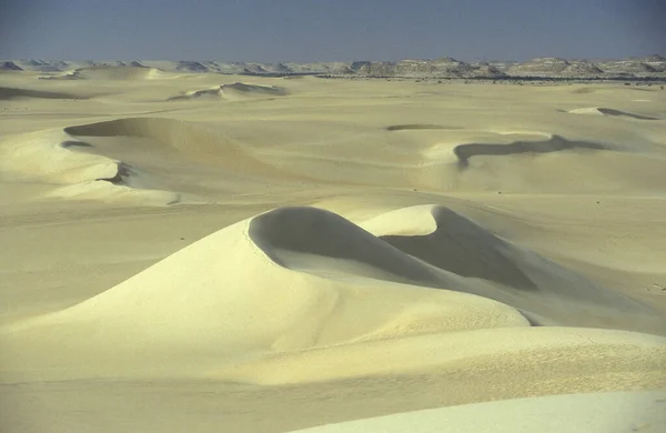 Die Sanddünen Der Nähe Der Oase Und Des Dorfes Siwa — Stockfoto