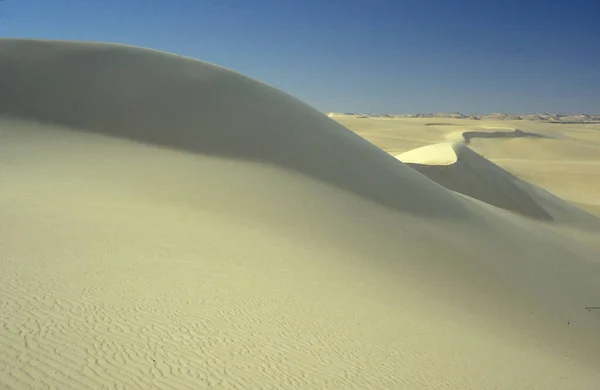 Les Dunes Sable Près Oasis Village Siwa Libye Dans Désert — Photo
