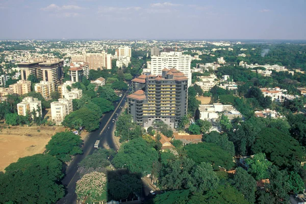 Utsikt Byen Bangalore Provinsen Karnataka India India Bangalore April 1998 – stockfoto
