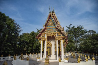 Thailand, Tayland 'daki Prachuap Khiri Han iline bağlı Hua Hin şehri yakınlarındaki Wat Huay Mongkol, Aralık 2023