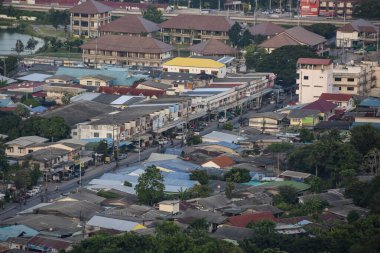Tayland 'da Prachuap Khiri Khan ili Hua Hin şehrinin Khao Hin Lek Fai bakış açısı, Aralık 2023