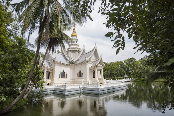 Maha Cetiya Somdey Temple Wat Luang Pho Sot Thammakayaram Danmoen — Stock Photo, Image