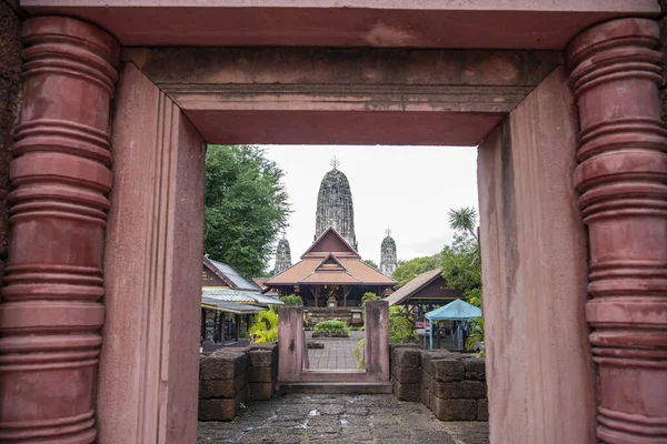Entrance Wat Mahathat Worawihan City Ratchaburi Province Ratchaburi Thailand Thailand — Stock Photo, Image