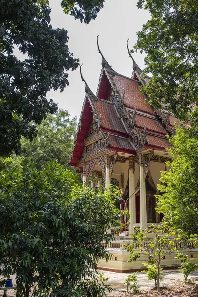 Wat Koh Nammatha Dans Ville Province Ratchaburi Thaïlande Thaïlande Ratchaburi — Photo