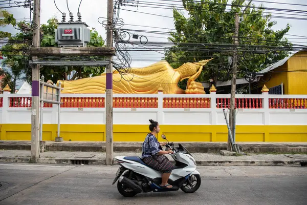 Buddha Wat Chong Lom City Centre Mueang Chonburi City Province — Stock Photo, Image