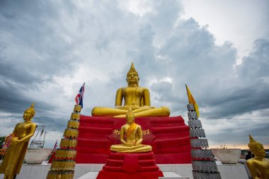 Wat Khao Din, Tayland 'ın Chachoengsao ilindeki Bang Pakong köyünde. Tayland, Chachoengsao, 5 Kasım 2023
