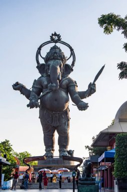Khlong Khuean Shri Ganesh Uluslararası Parkı Tayland 'ın Chachoengsao eyaletindeki Mueang Chachoengsao şehrinin yakınlarında. Tayland, Chachoengsao, Kasım, 3, 2023