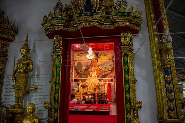 Wat Khao Din Στο Χωριό Bang Pakong Στην Επαρχία Chachoengsao — Φωτογραφία Αρχείου