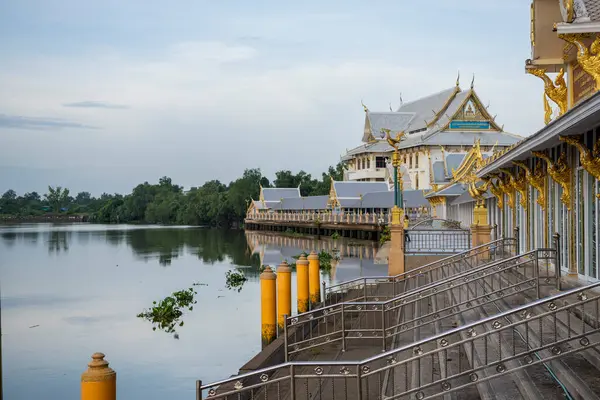 Wat Sothon Wararam Worawihan Bang Pakong River City Province Chachoengsao — Stock Photo, Image