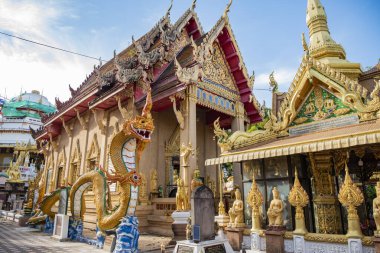  Wat Tai Phrachao Yai Ong Tue Udon Ratchathani ve Ubon Ratchathani, Tayland, 23 Kasım 2023.