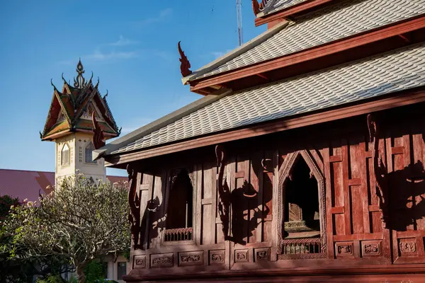 Wat Thung Mueang Nel Centro Della Città Ubon Ratchathani Provincia — Foto Stock