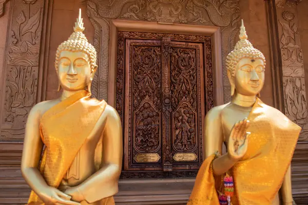 Buddhas Wat Maha Wanaram City Udon Ratchathani Province Ubon Ratchathani — Stock Photo, Image
