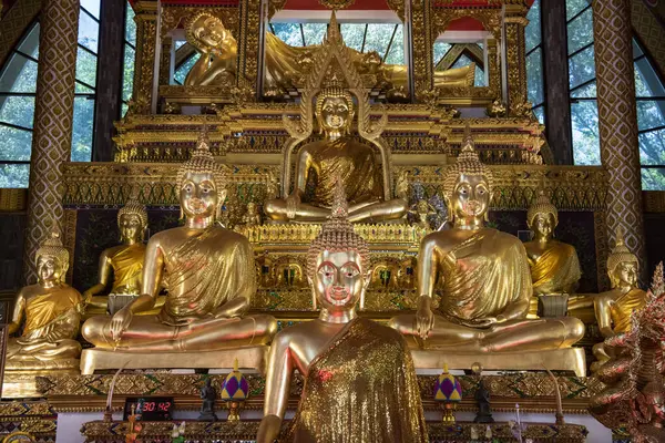 Thailand Ubon Ratchathani November 2023 Atmosphere Important Religious Site Sculptures — Stock Photo, Image