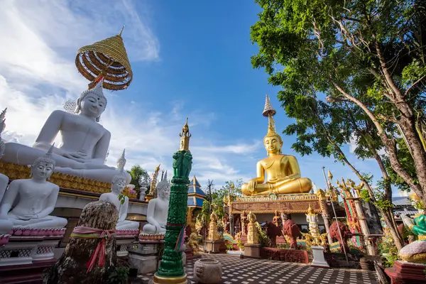 Budda Wat Tai Phrachao Yai Ong Wto Mieście Ubon Ratchathani — Zdjęcie stockowe