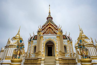 Wat Klang Bang Kaeo, Tambon Nakhon Chaisi köyünde, Tayland 'ın Nakhon Pathom kenti yakınlarında. Tayland, Nakhon Pathom, 11 Kasım 2023