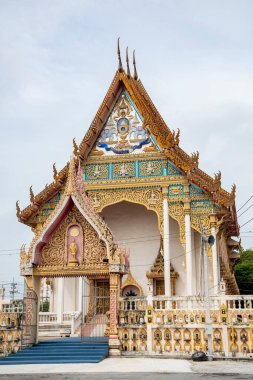 Wat Mai Pin Kaew, Nakhon Pathom, Tayland Nakhon Pathom, 10 Kasım 2023.