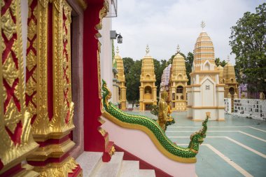 Wat Huai Chorakhe Nakhon Pathom, Tayland Nakhon Pathom, 10 Kasım 2023.