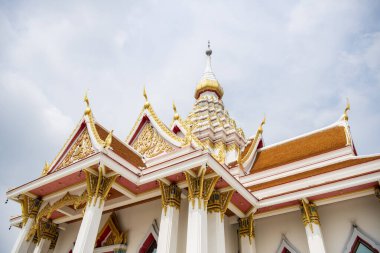 Tayland Nakhon Pathom 'da Nakhom Pathom şehrinde Wat Thammasala. Tayland, Nakhon Pathom, 10 Kasım 2023