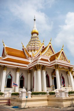 Tayland Nakhon Pathom 'da Nakhom Pathom şehrinde Wat Thammasala. Tayland, Nakhon Pathom, 10 Kasım 2023