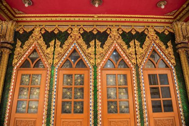 Tayland Nakhon Pathom 'da Nakhom Pathom şehrinde Wat Thammasala. Tayland, Nakhon Pathom, 10 Kasım 2023