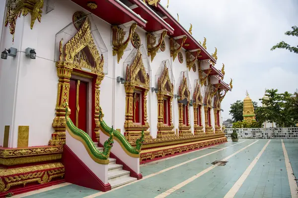 Wat Huai Chorakhe Mieście Nakhon Pathom Prowincji Nakhon Pathom Tajlandii — Zdjęcie stockowe