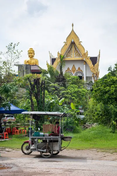 Wat Sam Phram Dragon Temple Buurt Van Stad Provincie Nakhon — Stockfoto