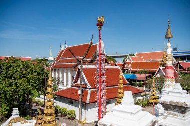 Wat Songtham, 7 Aralık 2023 'te Tayland' ın Phra Pradaeng kentinde Samut Prakan kenti yakınlarında..