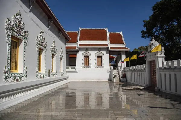 Wat Phaichayonphonsep Mieście Phra Pradaeng Pobliżu Miasta Prowincji Samut Prakan — Zdjęcie stockowe