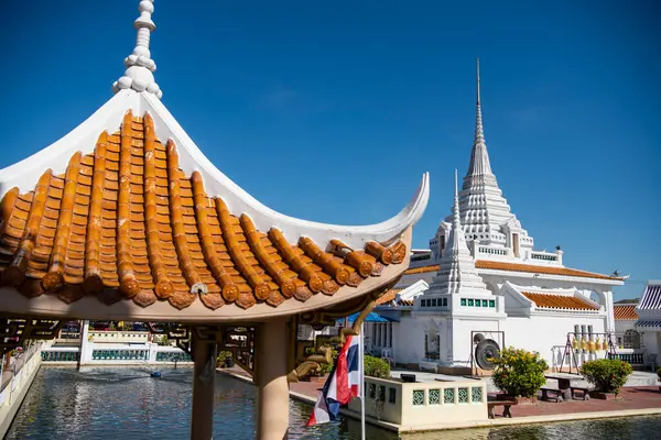Wat Prot Ket Chettharam Nella Città Phra Pradaeng Vicino Alla — Foto Stock