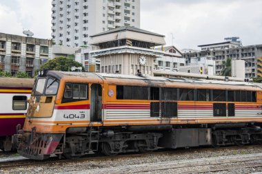 Tayland 'ın Bangkok şehrindeki Hua Lamphong Tren İstasyonu' nda. Tayland, Bangkok, 6 Kasım 2023