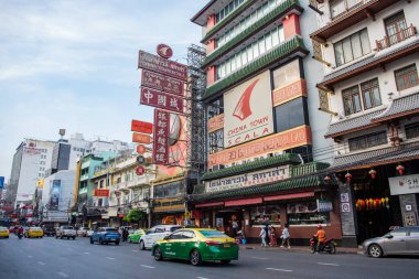 Tayland 'ın Bangkok şehrindeki Yaowarat Yolu' ndaki China Town Scala Restoranı. Tayland, Bangkok, 6 Kasım 2023