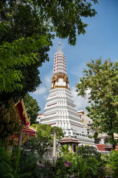 Wat Chakkrawat Čínském Městě Bangkoku Thajsku Thajsko Bangkok Listopad 2023 Royalty Free Stock Fotografie