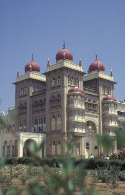 Mysore Palace or Amba Vilas Palace in the city of Mysore in the Province of Karnataka in India.   clipart