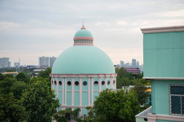 Pattaya City yakınlarındaki Naklua City 'deki Sukhawadee Sarayı ve Tayland' daki Chonburi Sarayı manzarası, Pattaya, Kasım 2024