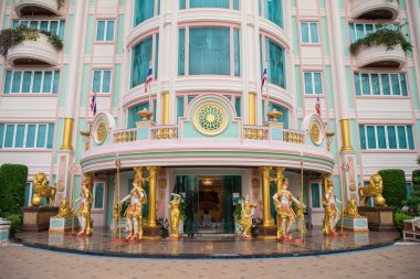 Pattaya City yakınlarındaki Sukhawadee Sarayı ve Tayland 'daki Chonburi ili yakınlarındaki Sukhawadee Sarayı ve Bahçeleri, Pattaya, Kasım 2024