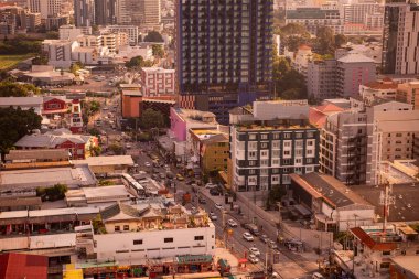 Pattaya 'da Dai Song Yolu ve Tayland' da Chonburi ili ile Pattaya Oteli 'nden Pattaya Skyline, Ekim 2024