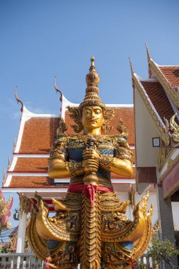 Wat Mai Samraan, Tayland 'ın Chonburi iline bağlı Pattaya şehri yakınlarındaki Ko Lan Adası' ndaki Ban Ko Lan köyünde, Kasım 2024