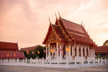 Wat Sattahip, Tayland, Tayland, Sattahip, 28 Ekim 2024 'te Chonburi' nin eski Sattahip kasabasında.