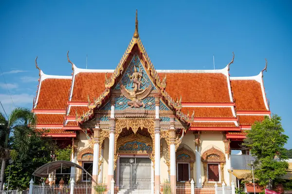 Tayland, Tayland, Sattahip, 31 Ekim 2024 'te Chonburi' nin eski Sattahip kasabasındaki Wat Sattahip.